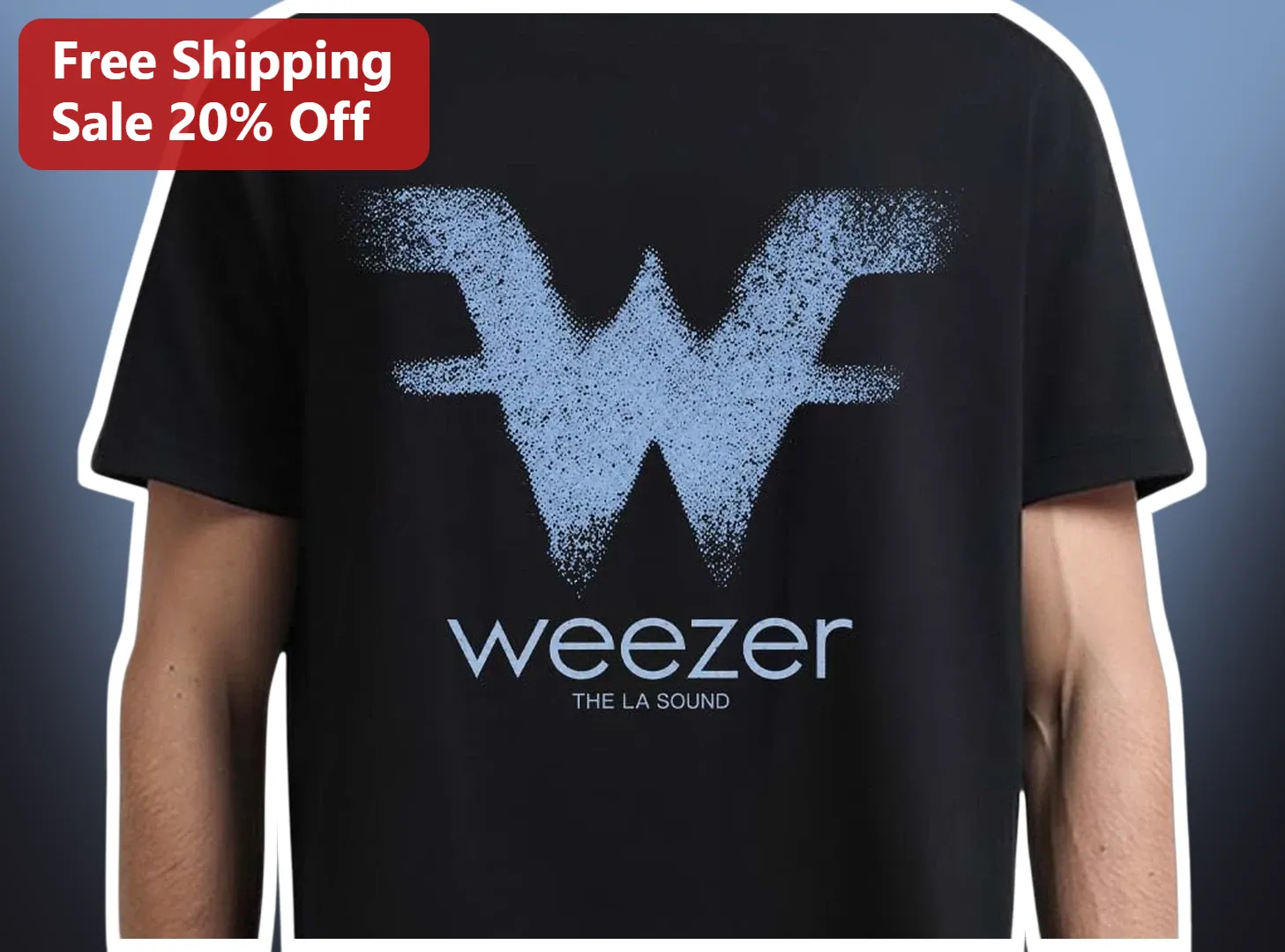 Weezer The La Sound Tee 90s Alternative Rock Band Graphic Shirt