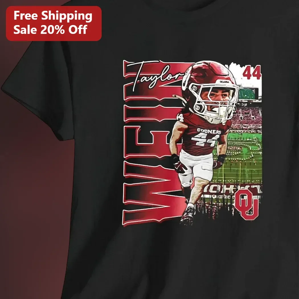 WELKER Taylor Welker Oklahoma Sooners Football Fan Graphic Tee