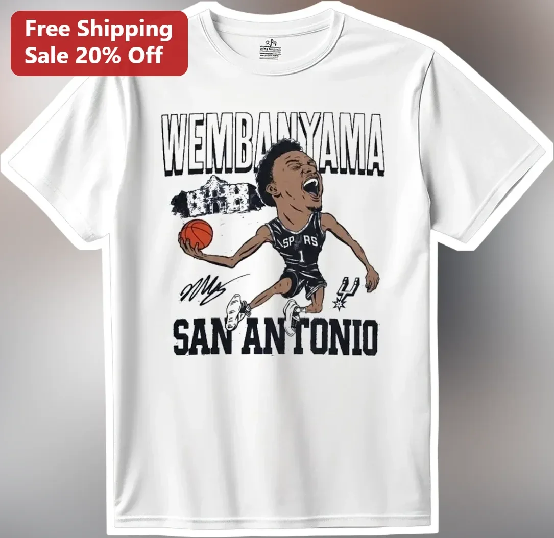 Wembanyama San Antonio Spurs Victor Wemby The Alien Graphic Tee