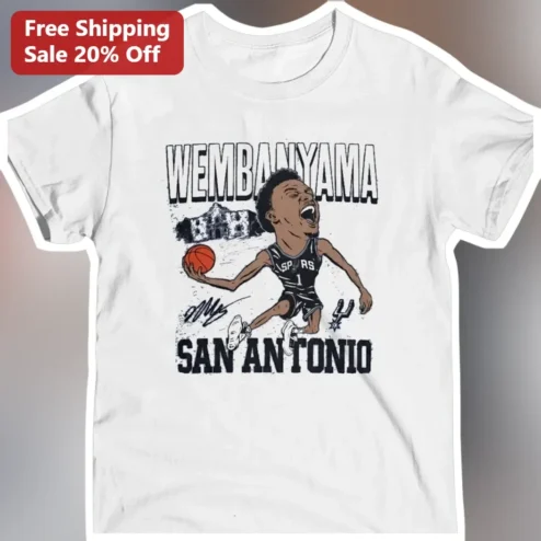 Wembanyama San Antonio Victor Wembanyama Graphic Tee