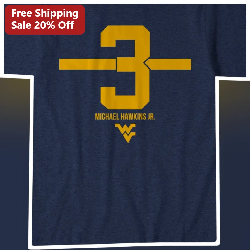 West Virginia Mountaineers Jersey Number Tee Custom Name Personalized WVU Fan Gear