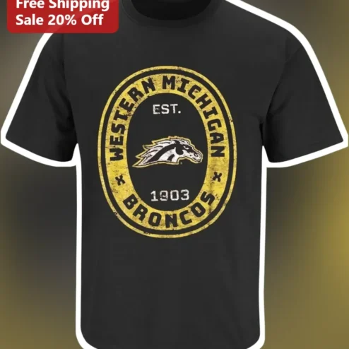 Western Michigan Broncos Est. 1903 Vintage Collegiate Tee