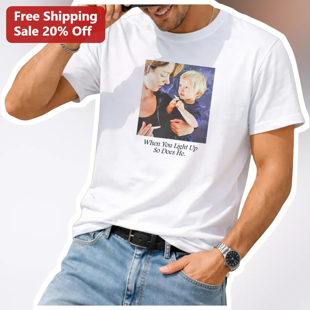 When You Light Up So Does He Funny Couple Gift Tee