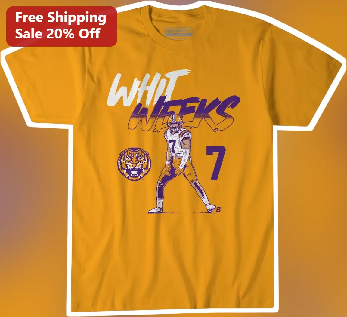 Whit Weeks Tee Matthew Stafford Detroit Lions QB Graphic Shirt