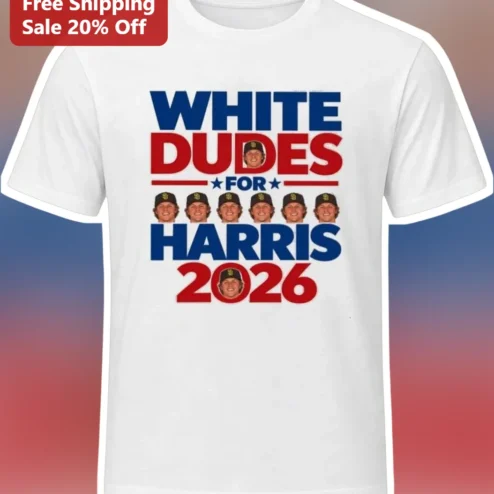 White Dudes for Harris 2026 Fernando Tatis Jr. Graphic Tee