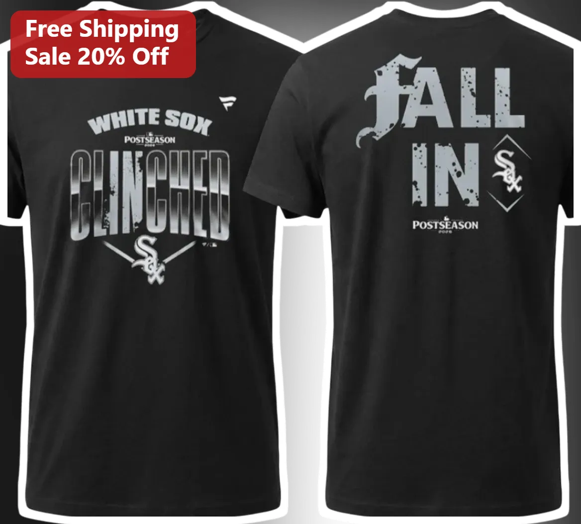 White Sox Clinched Fall In Tee Chicago Baseball Postseason Fan Shirt