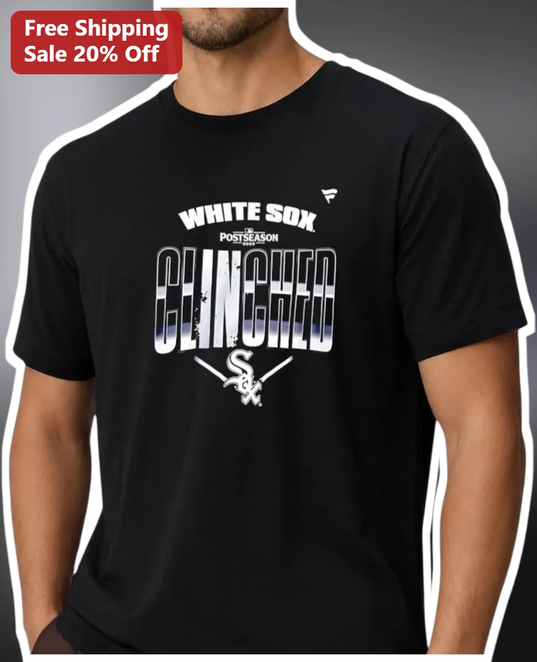 White Sox Postseason Clinched Tee Chicago Baseball Fan Apparel
