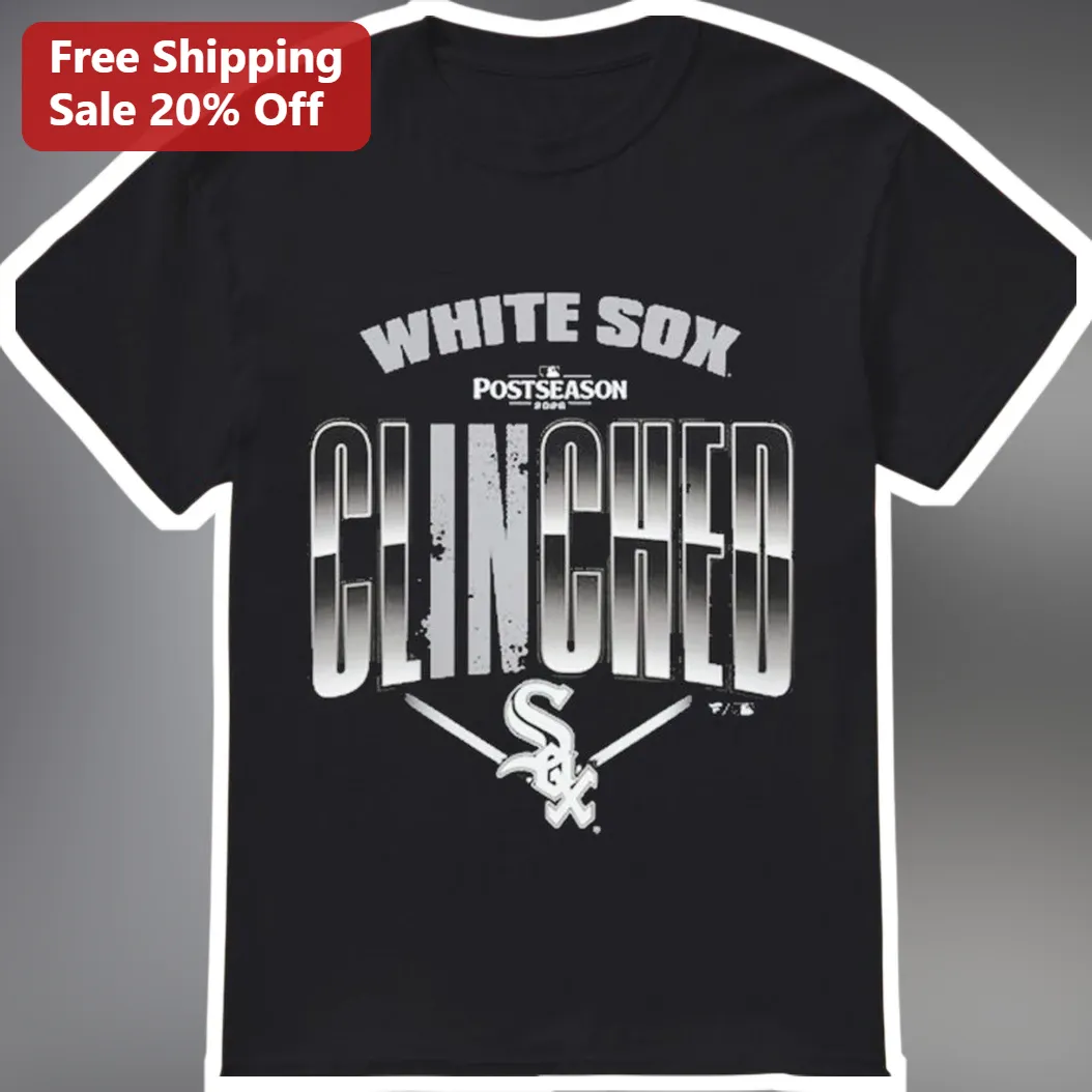 White Sox Postseason Clinched Tee Chicago Baseball Fan Gear
