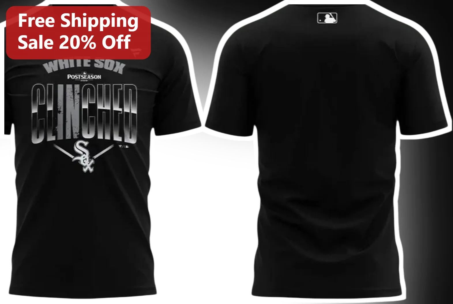 White Sox Postseason Clinched Tee Chicago Baseball Playoff Berth Shirt