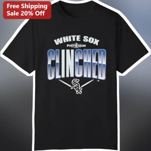 White Sox Postseason Clinched Tee Chicago Baseball Playoff Shirt Gift