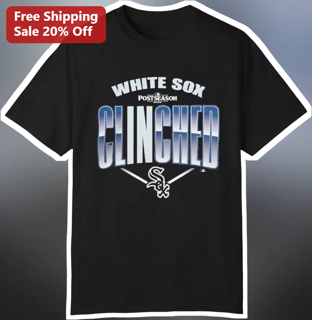 White Sox Postseason Clinched Tee Chicago Baseball Playoff Shirt Gift