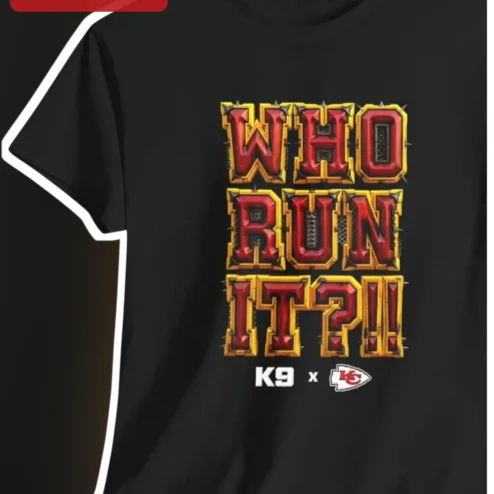 Who Run It K9 Patrick Mahomes Kansas City Chiefs Tee