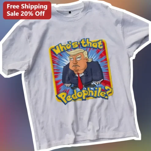 Who's That Pedophile? Donald Trump Parody Graphic Tee