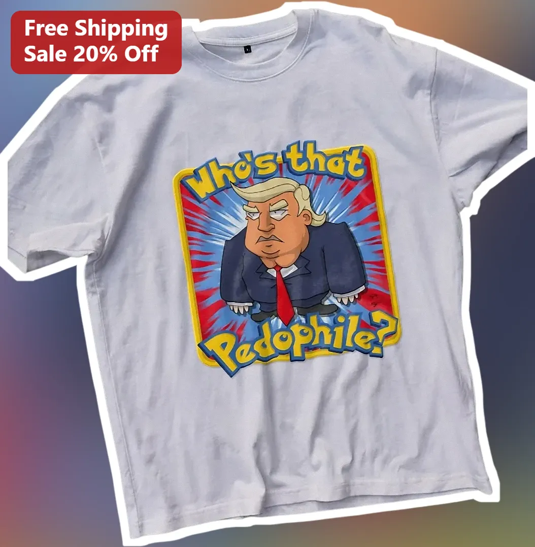 Who's That Pedophile? Donald Trump Parody Graphic Tee