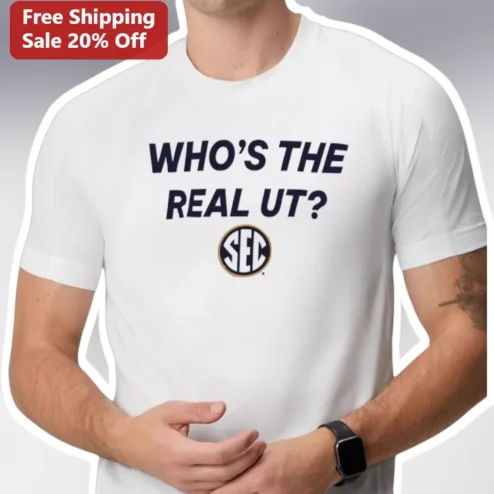 Who's The Real UT? Tennessee vs Texas College Football Rivalry Graphic Tee