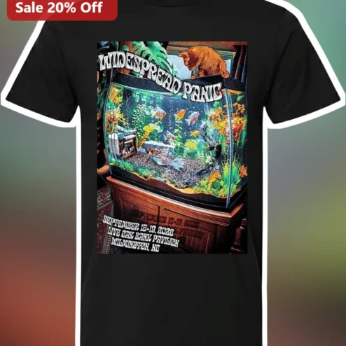 Widespread Panic Wilmington NC Live Oak Bank Pavilion Concert Tee