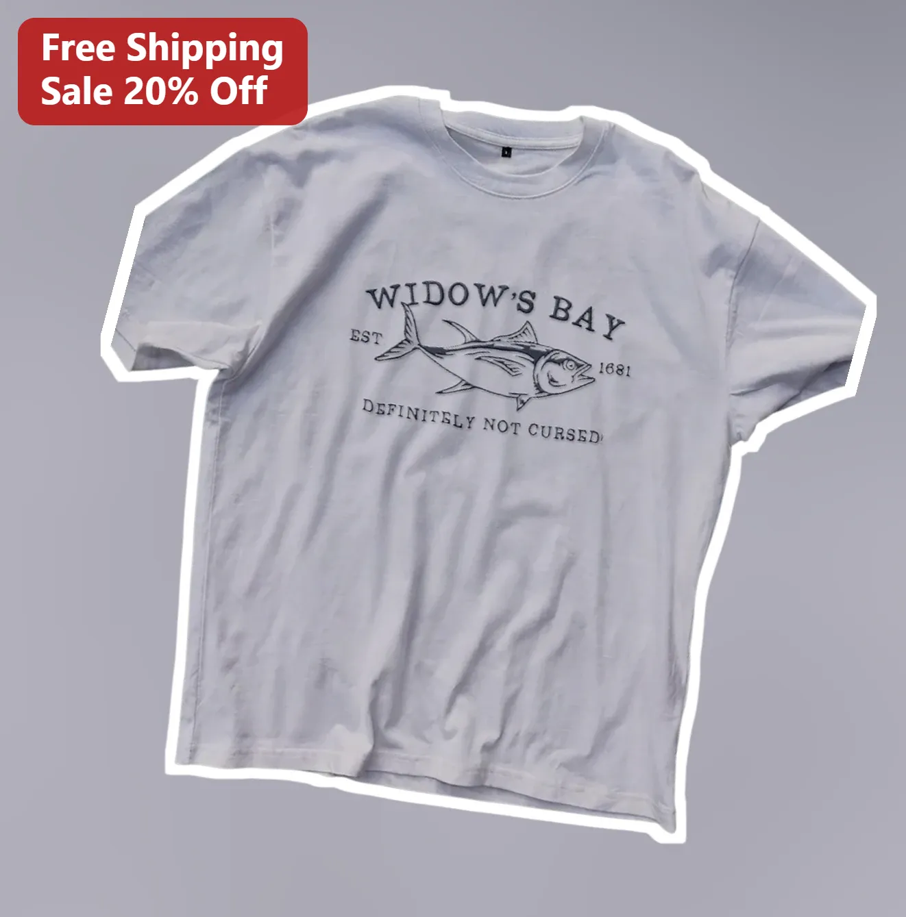 Widow's Bay Est Definitely Not Cursed Vintage T-Shirt
