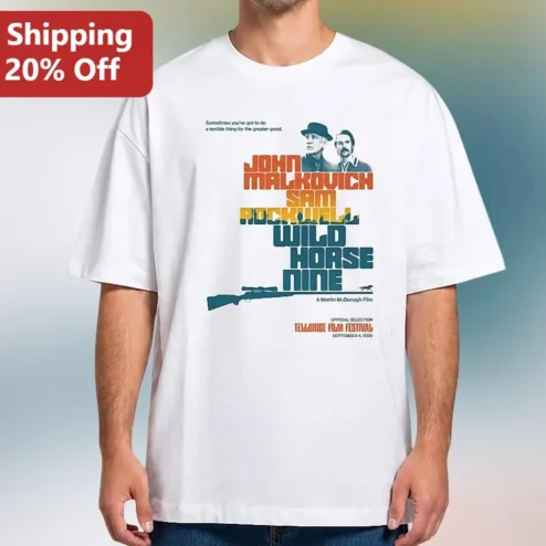 Wild Horse Nine John Malkovich Sam Rockwell Movie Quote Graphic Tee