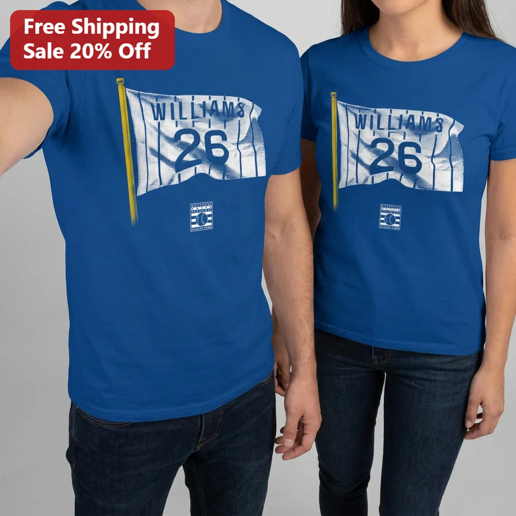 Williams 26 Tee Billy Williams Chicago Cubs Vintage Baseball Hall of Fame Shirt