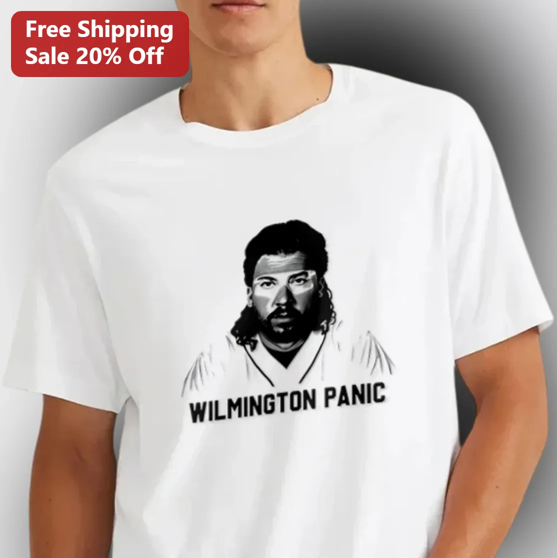 Wilmington Panic Tee Kenny Powers Eastbound And Down Funny Baseball Fan Gift