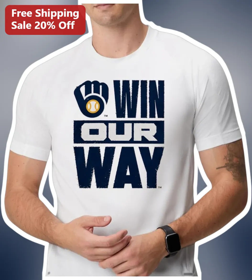 Win Our Way Baseball Fan Tee Men's Sports Graphic T-Shirt