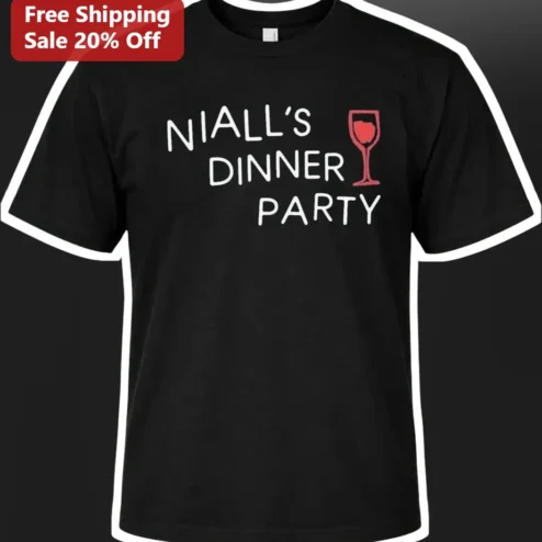 Wine Glass Dinner Party Graphic Tee Personalized Custom Name Gift for Women
