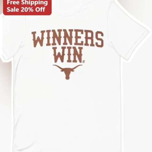 Winners Win Tee Motivational Victory Shirt for College Football Fans