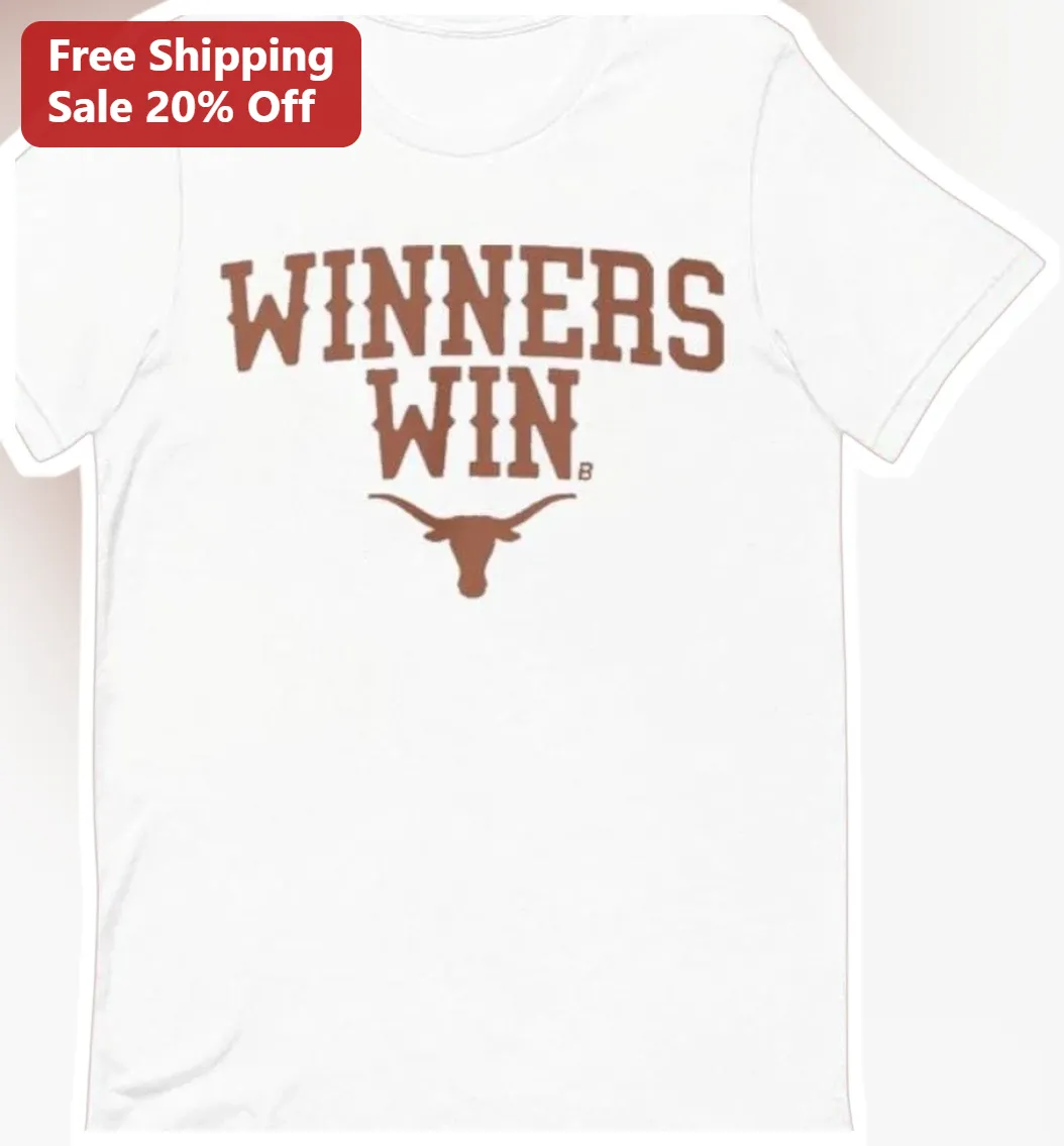 Winners Win Tee Motivational Victory Shirt for College Football Fans