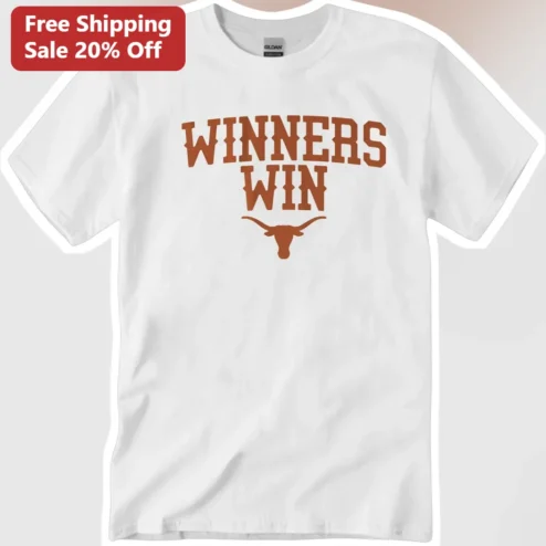 Winners Win Texas Longhorns Collegiate Varsity Graphic Tee