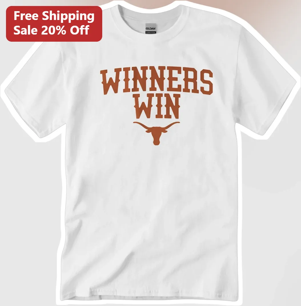 Winners Win Texas Longhorns Collegiate Varsity Graphic Tee