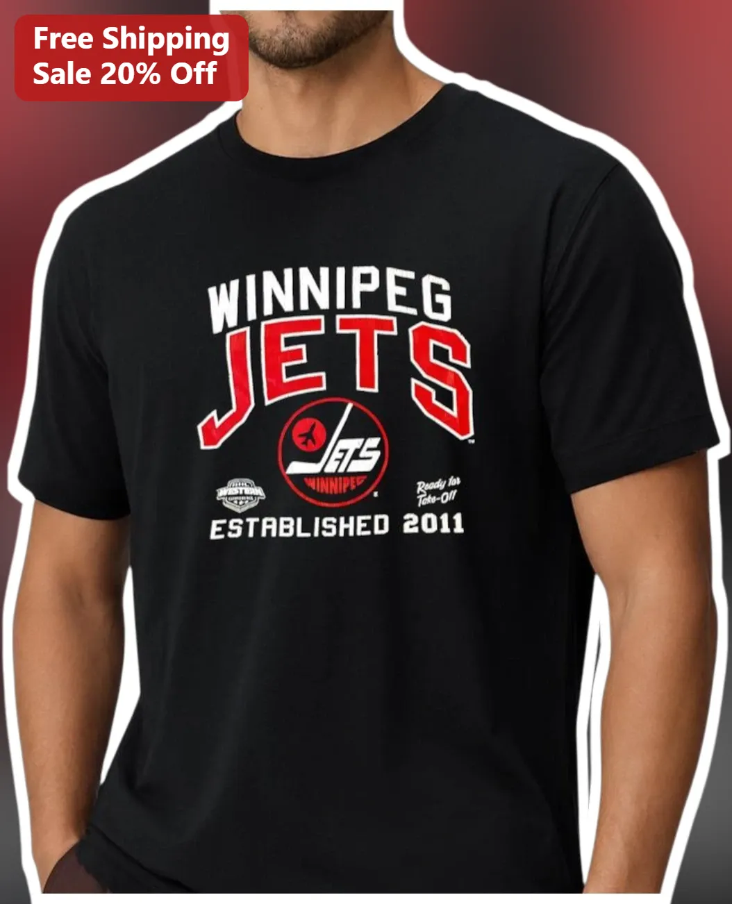 Winnipeg Jets Established 2011 Tee NHL Hockey Fan Relocation History Shirt