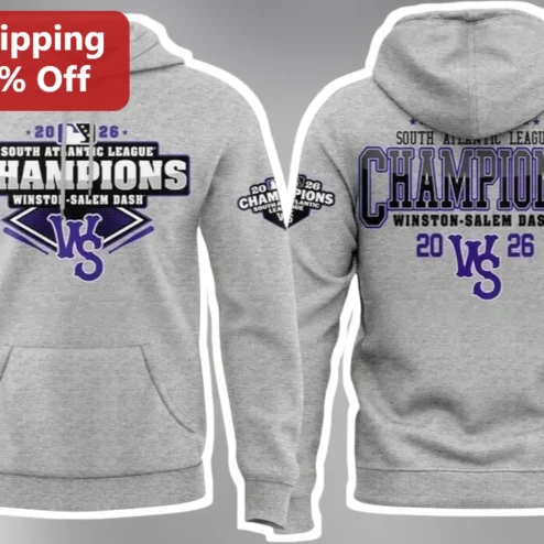 Winston-Salem Dash South Atlantic League Champions Hoodie Minor League Baseball Fan Gift