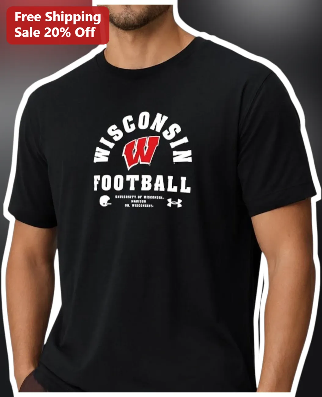 Wisconsin Football University of Wisconsin Madison WI Tee Badgers Game Day Apparel