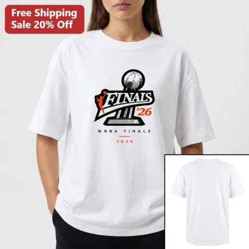 WNBA Finals 2026 Trophy Logo Tee Gift for Women's Basketball Fans