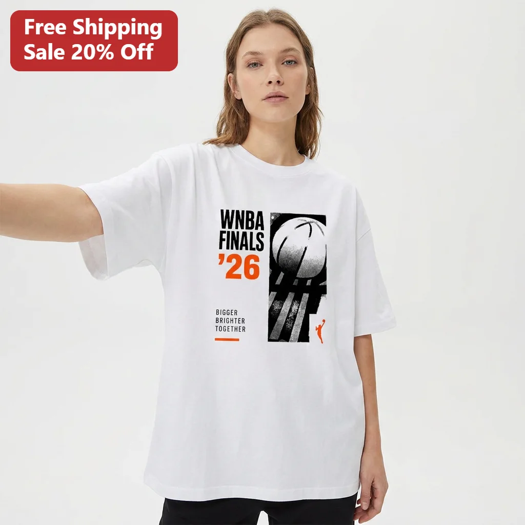 WNBA Finals 26 Bigger Brighter Together Tee, 2026 Basketball Fan Gift for Women