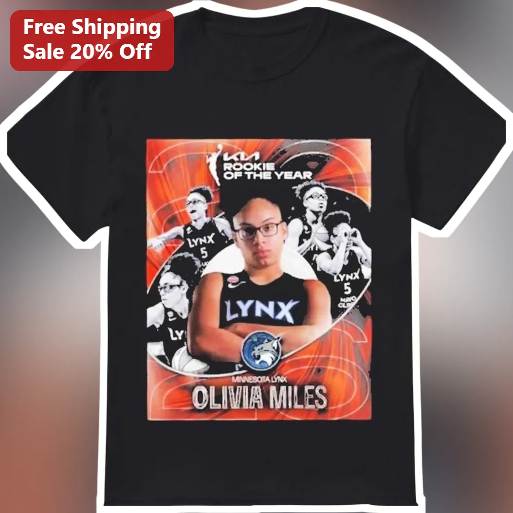 WNBA Rookie of the Year Olivia Miles Minnesota Lynx Graphic Tee