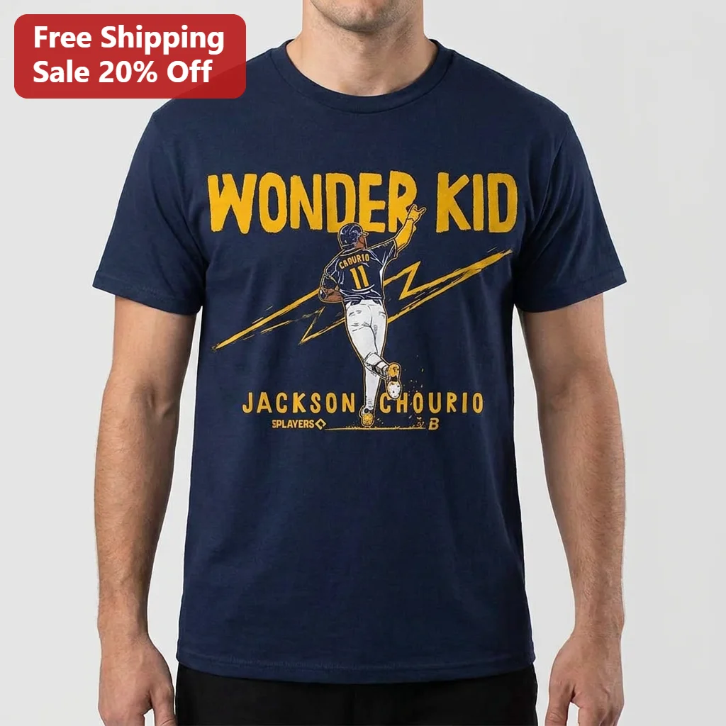 Wonder Kid Jackson Chourio Tee Milwaukee Brewers Baseball Fan Shirt