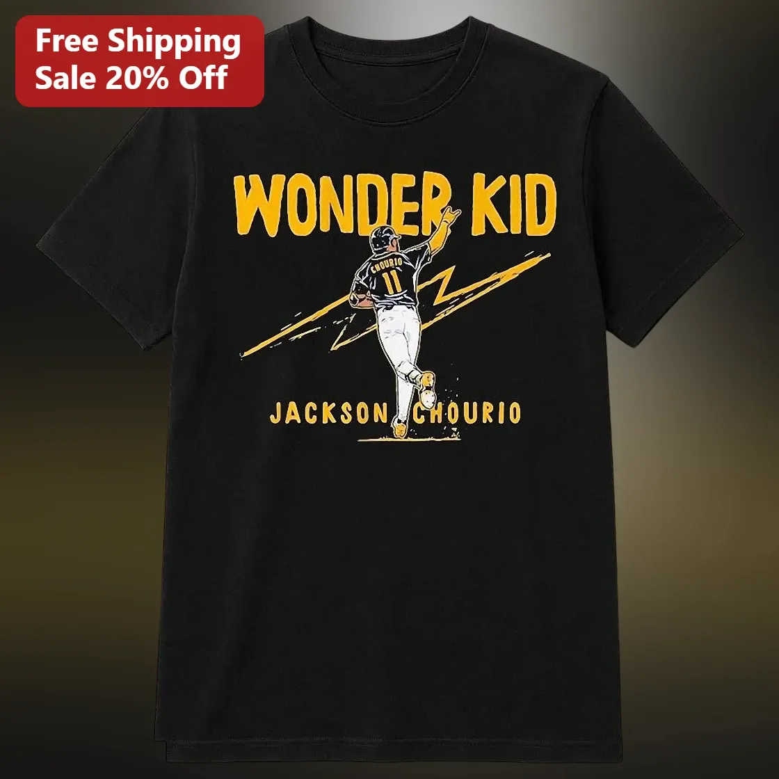 Wonder Kid Tee Personalized Youth Baseball Gift Custom Name Number