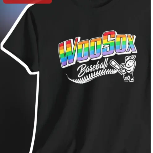 WooSox Baseball Rainbow Pride Tee Inclusive Sports Gift