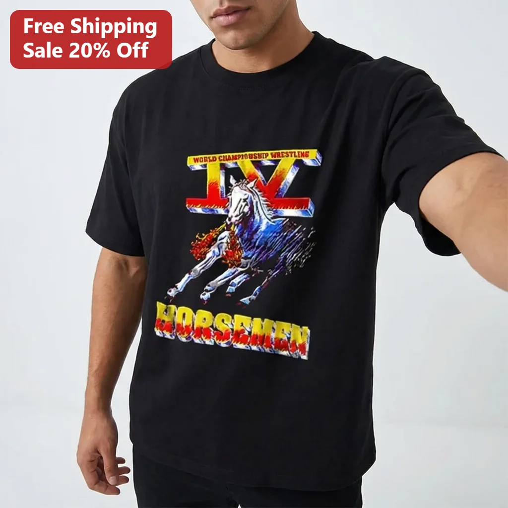 World Championship Wrestling IV Horsemen Tee Vintage 90s WCW Four Horsemen Retro Shirt Gift for Wrestling Fans