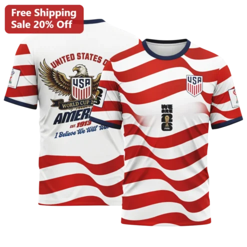 World Cup 2026 USA Soccer Jersey We Are 26 I Believe We Will Win Fan Gear