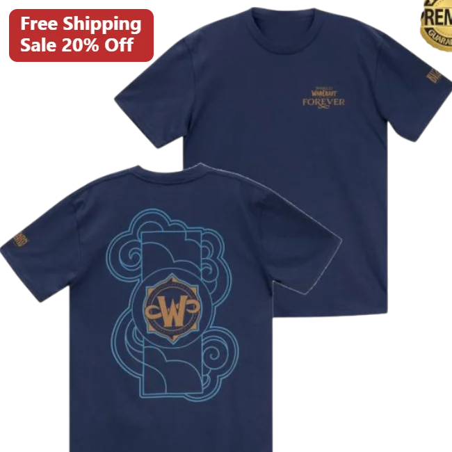 World of Warcraft Forever Tee MMORPG Gaming Merch Gift for Gamers
