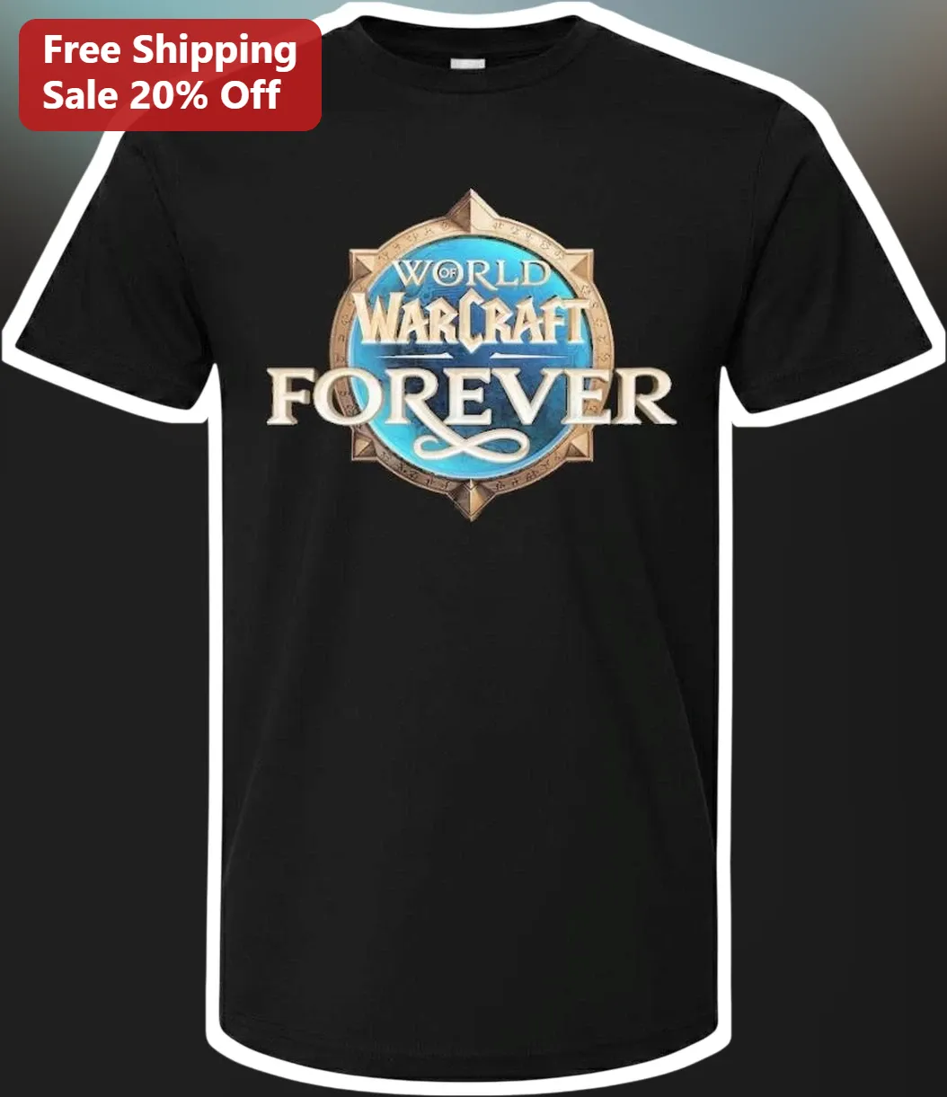 World of Warcraft Forever Tee MMORPG Gaming Shirt for Gamers