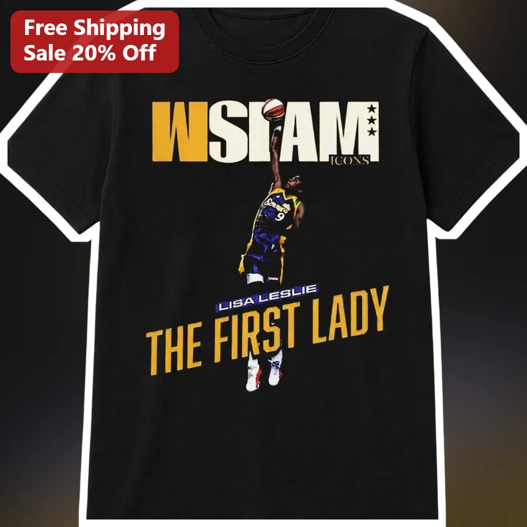 WSLAM Icons Lisa Leslie The First Lady Graphic Tee