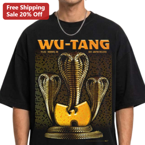 Wu-Tang 9-8-26 Toronto, ON Concert Tee, RBC Amphitheatre Wu-Tang Clan Tour Souvenir