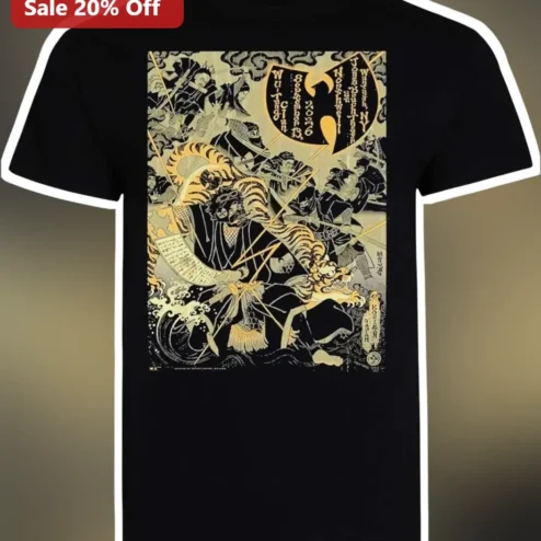 Wu-Tang Clan Enter The Wu-Tang Samurai Tiger Graphic Tee