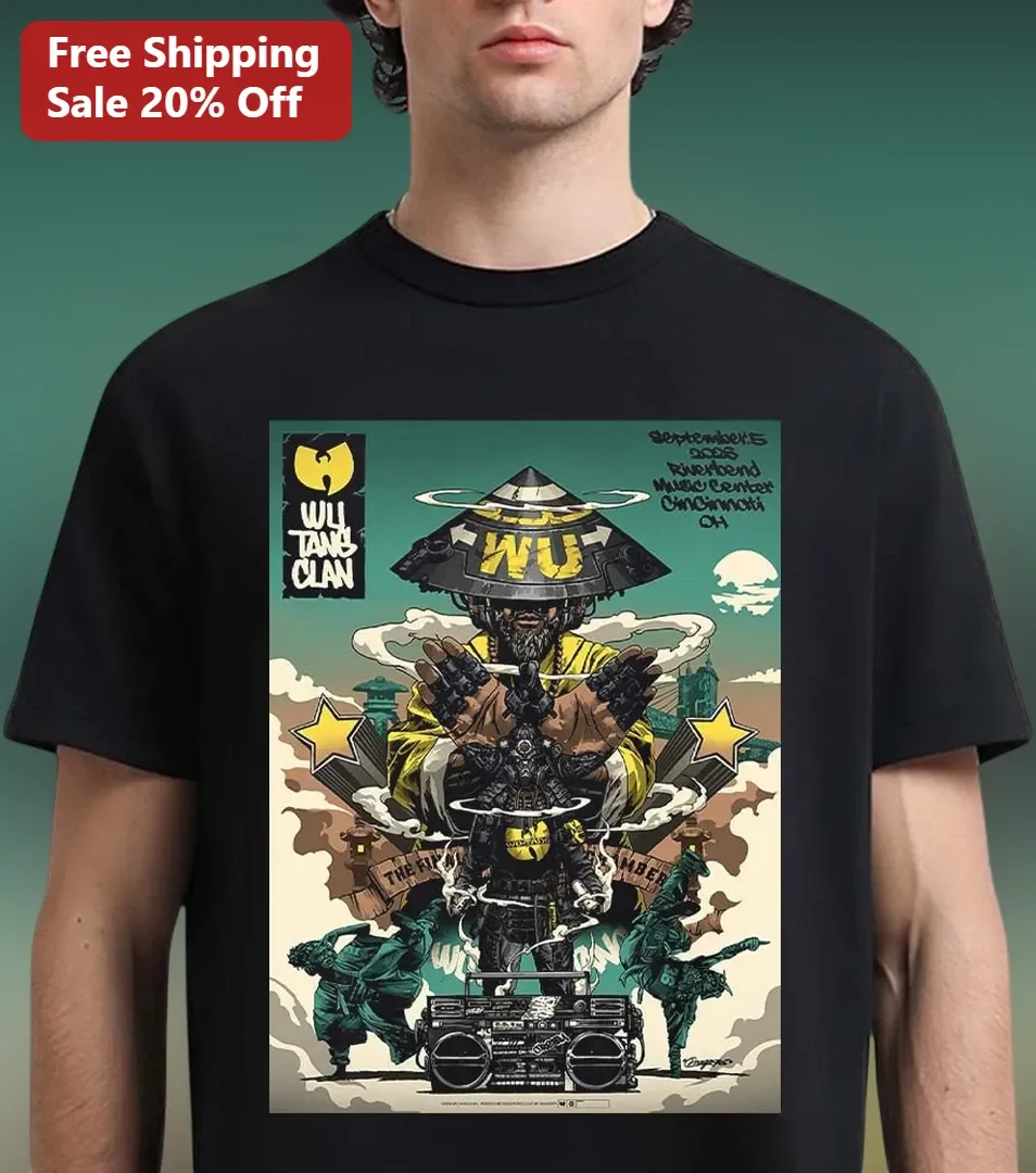 Wu-Tang Clan Graphic Tee Retro Hip Hop Streetwear Music Merch Shirt