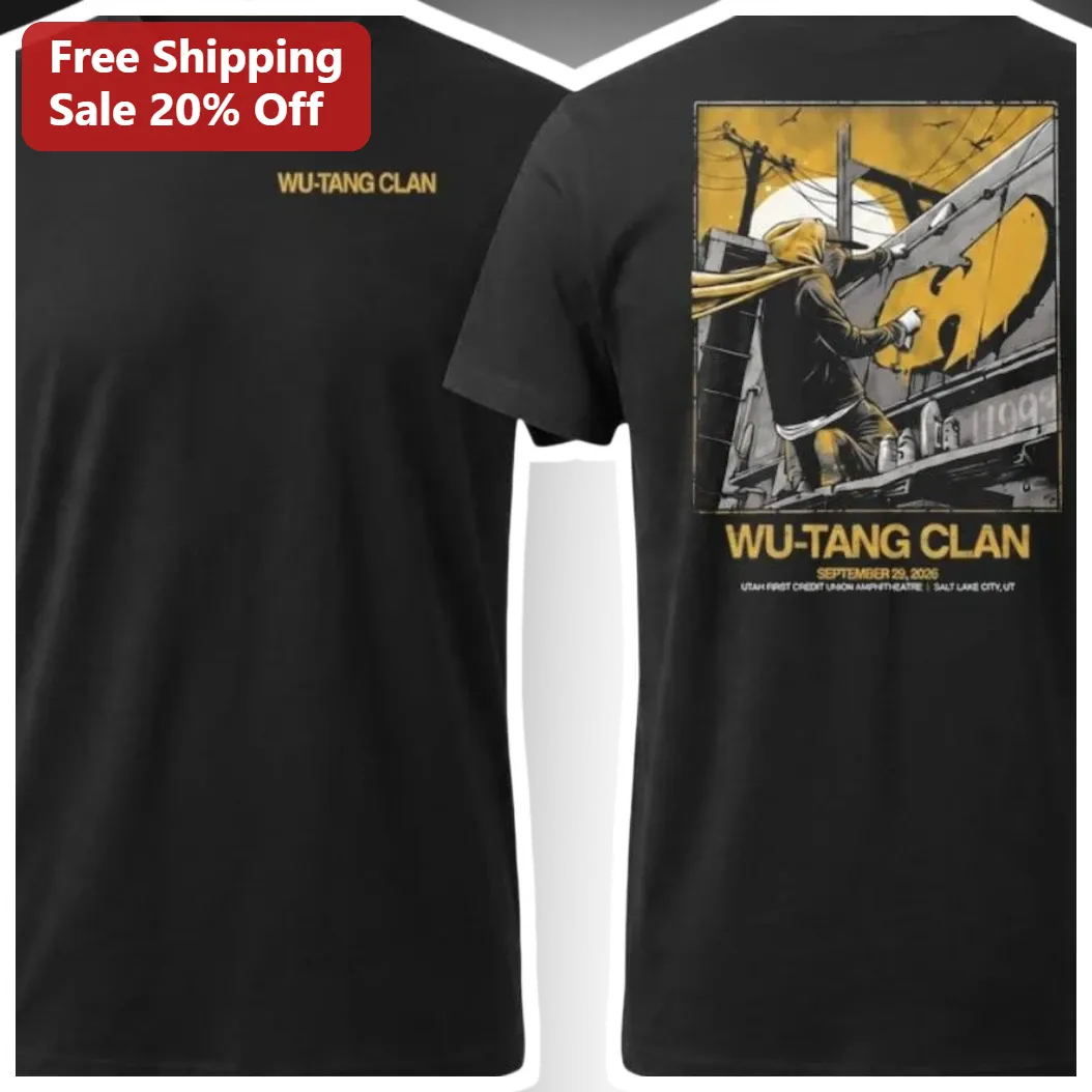 Wu-Tang Clan September 29 2026 Tour Merch Graphic Tee Hip Hop Farewell Concert Shirt