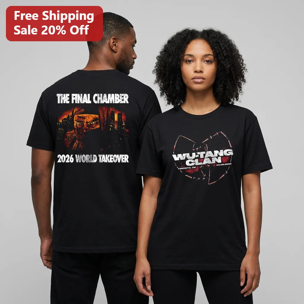 Wu-Tang Clan The Final Chamber 2026 World Takeover Tee, Vintage Hip Hop Rap Concert Tour Graphic Shirt