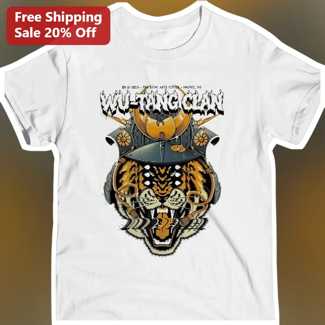 Wu-Tang Clan Tiger Samurai Graphic Tee Hip Hop Vintage Streetwear Shirt